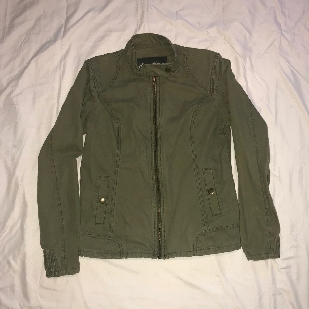 Eddie Bauer Army Green Utility Jacket